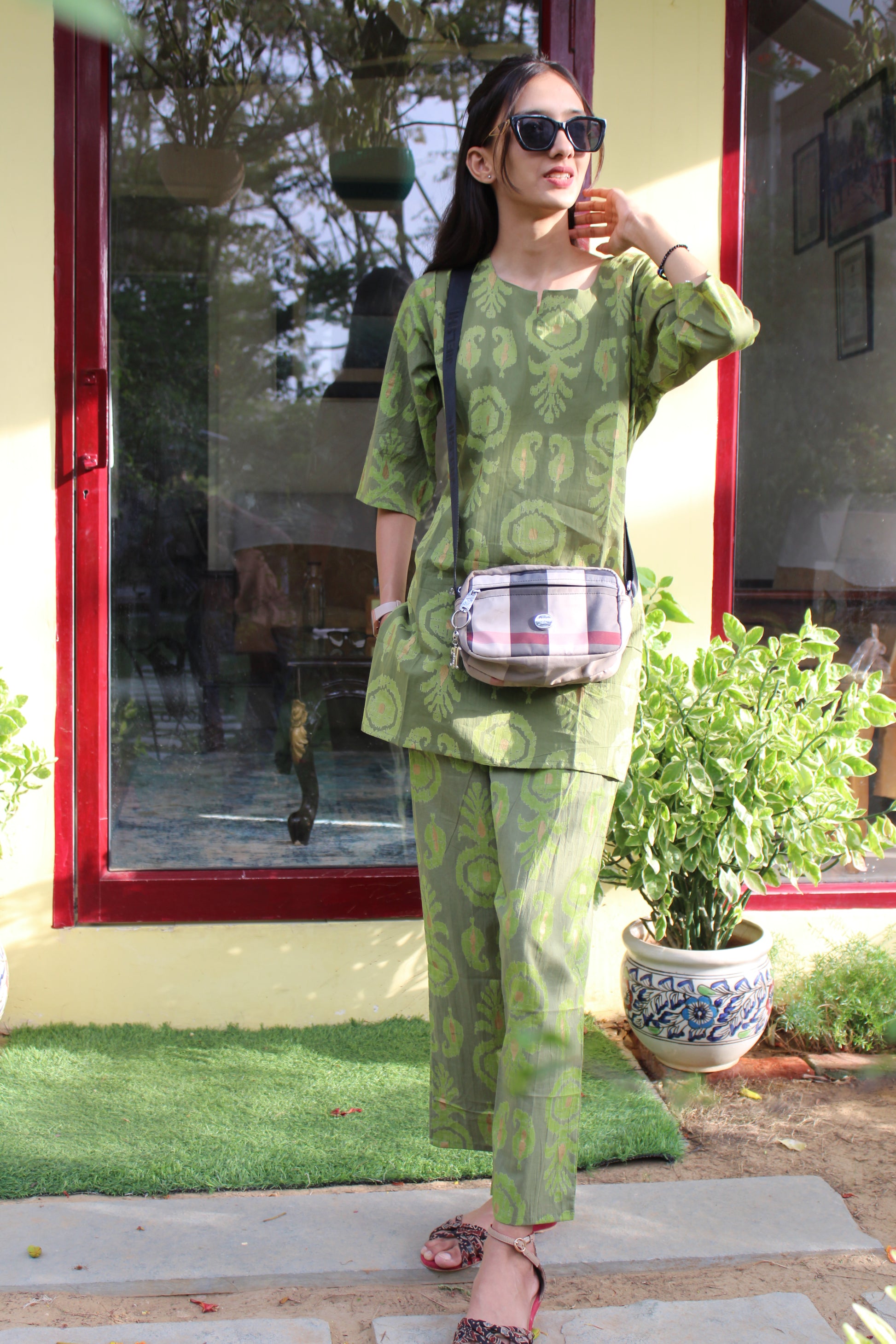 Printed Cotton Co-Ord Set for Women
