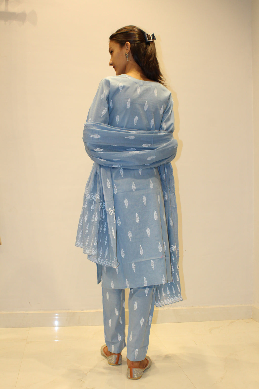 Multicolor Cotton Printed Suit Set