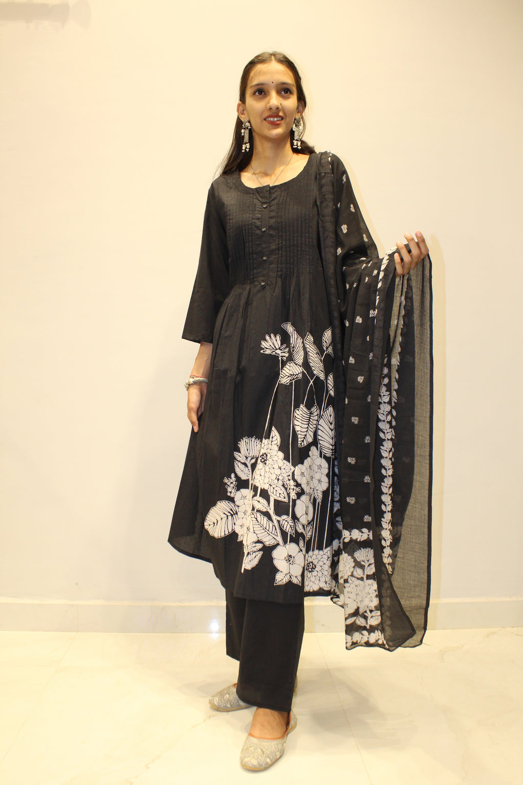 Multicolor Cotton Printed Suit Set