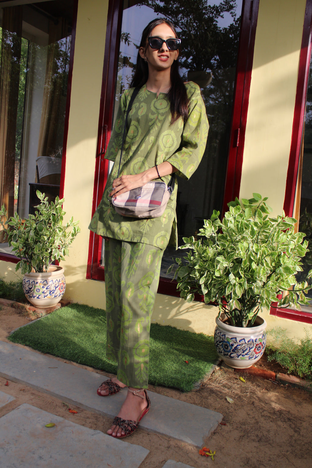Printed Cotton Co-Ord Set for Women