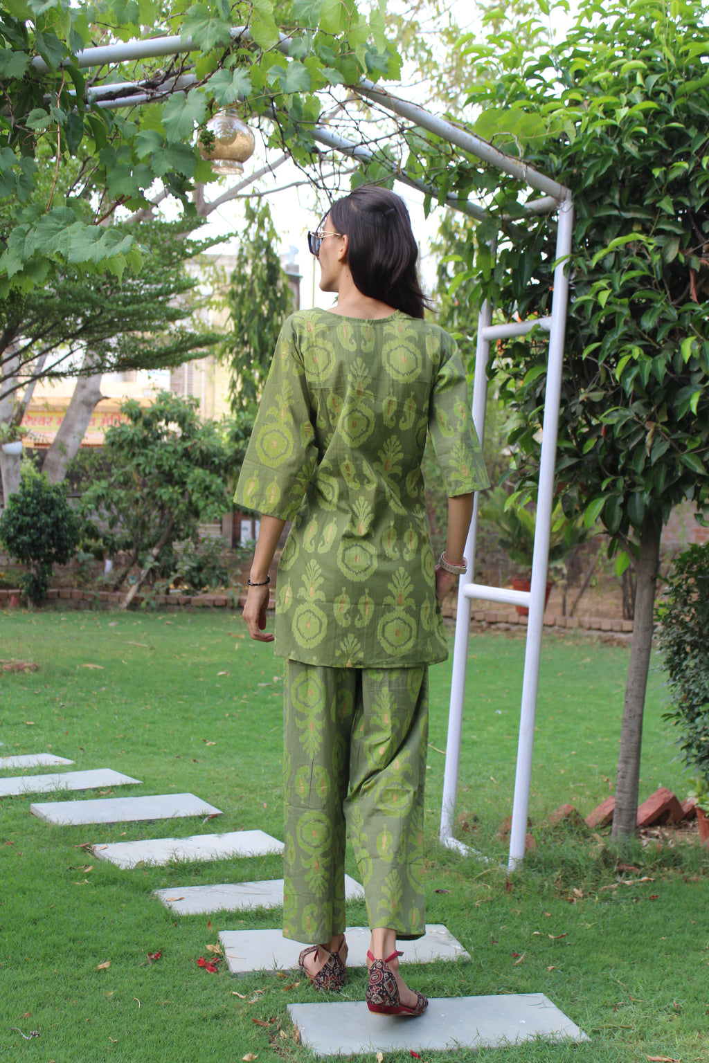 Printed Cotton Co-Ord Set for Women