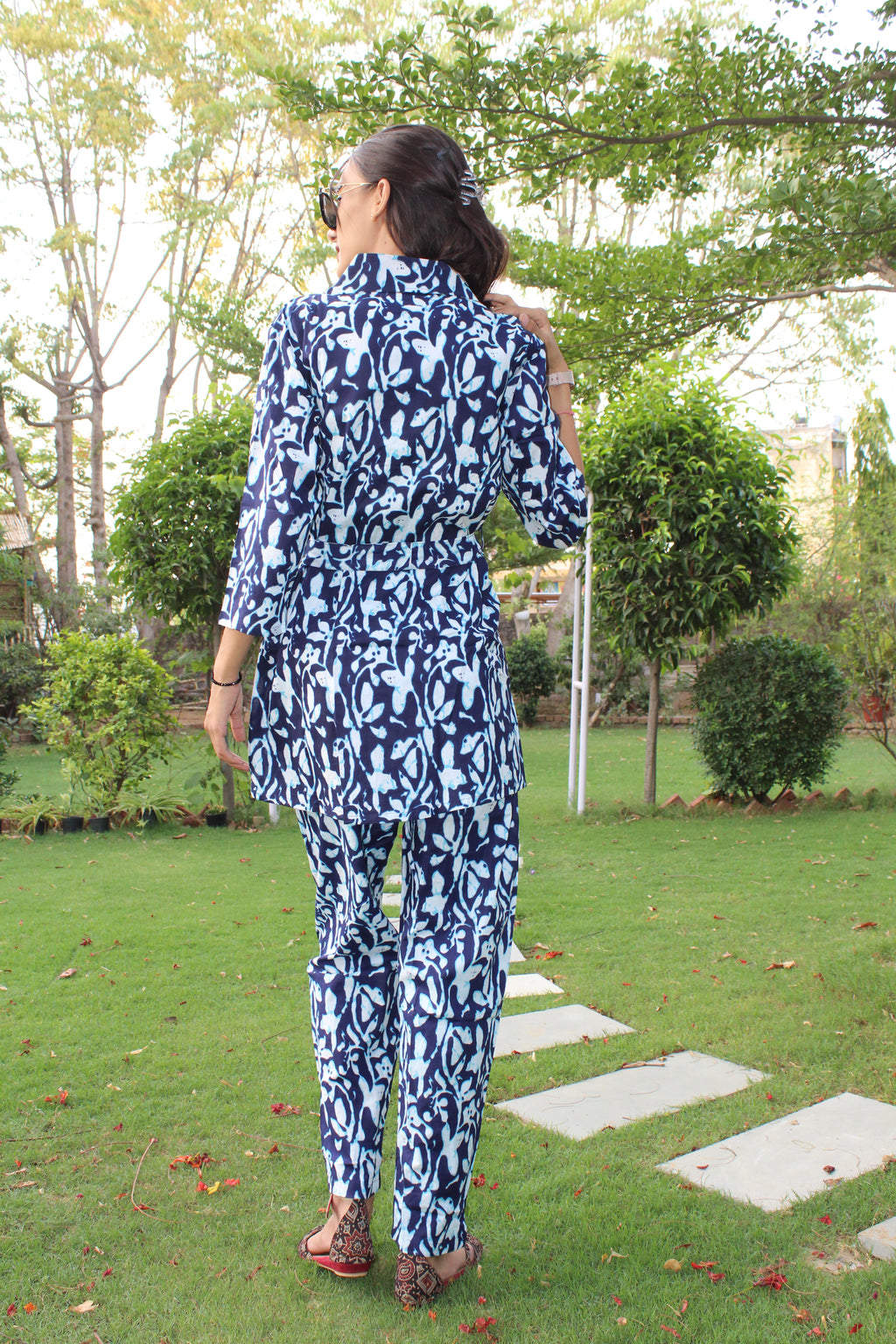 Printed Cotton Co-Ord Set for Women