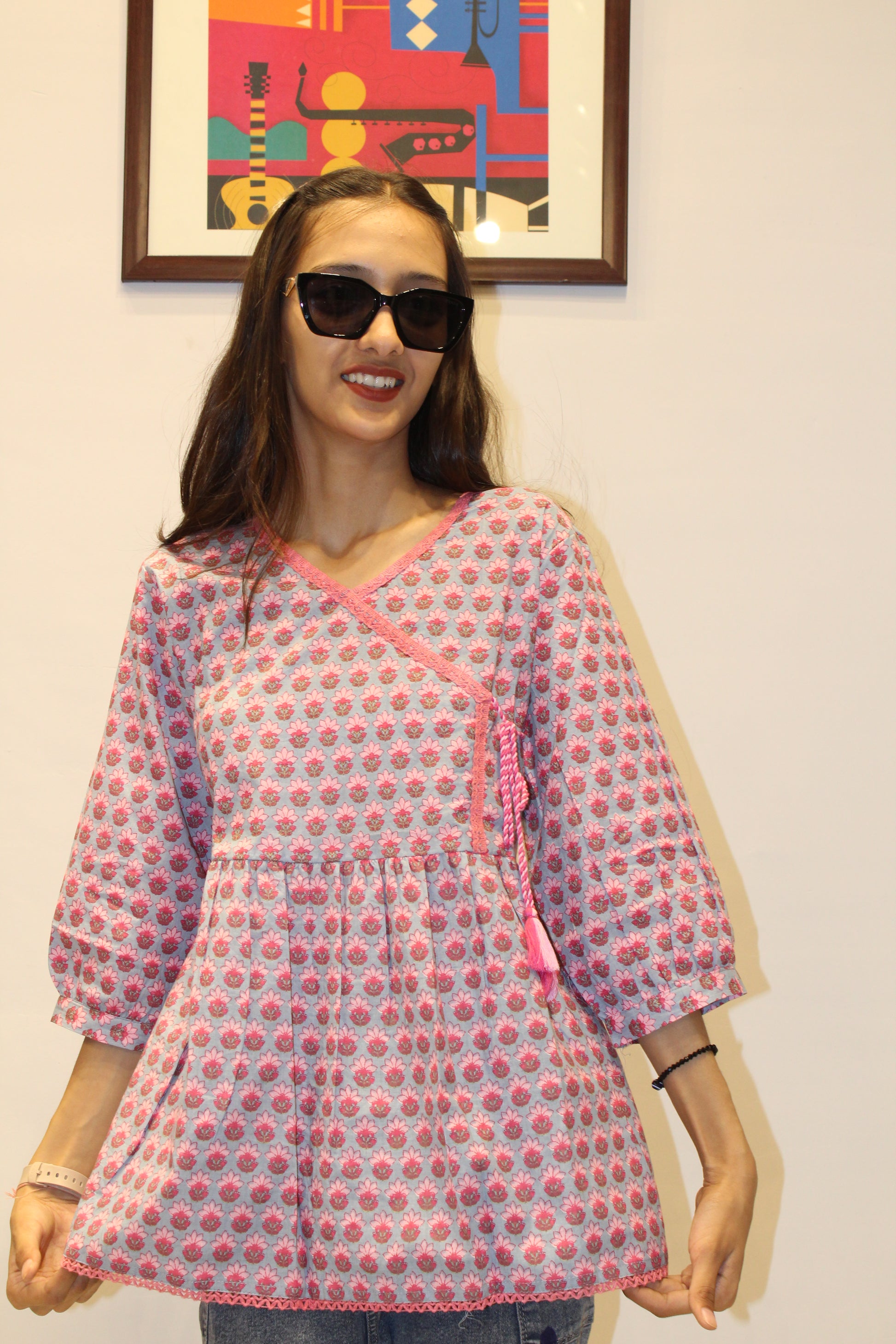 Printed Cotton Kurti for Women
