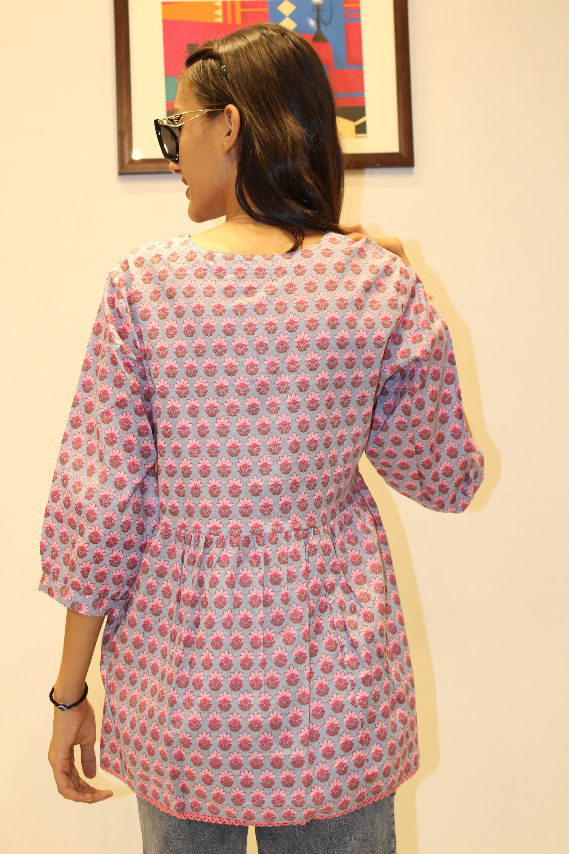 Printed Cotton Kurti for Women