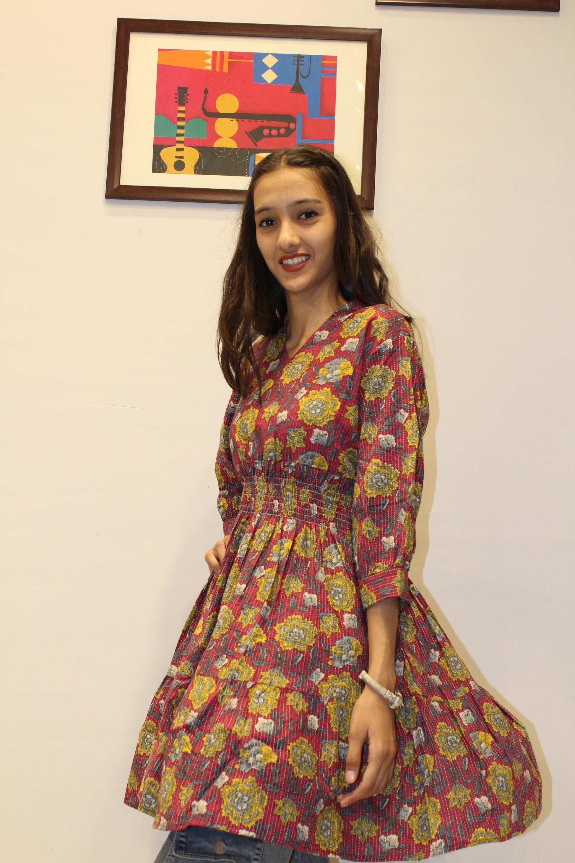 Printed Cotton Kurti for Women