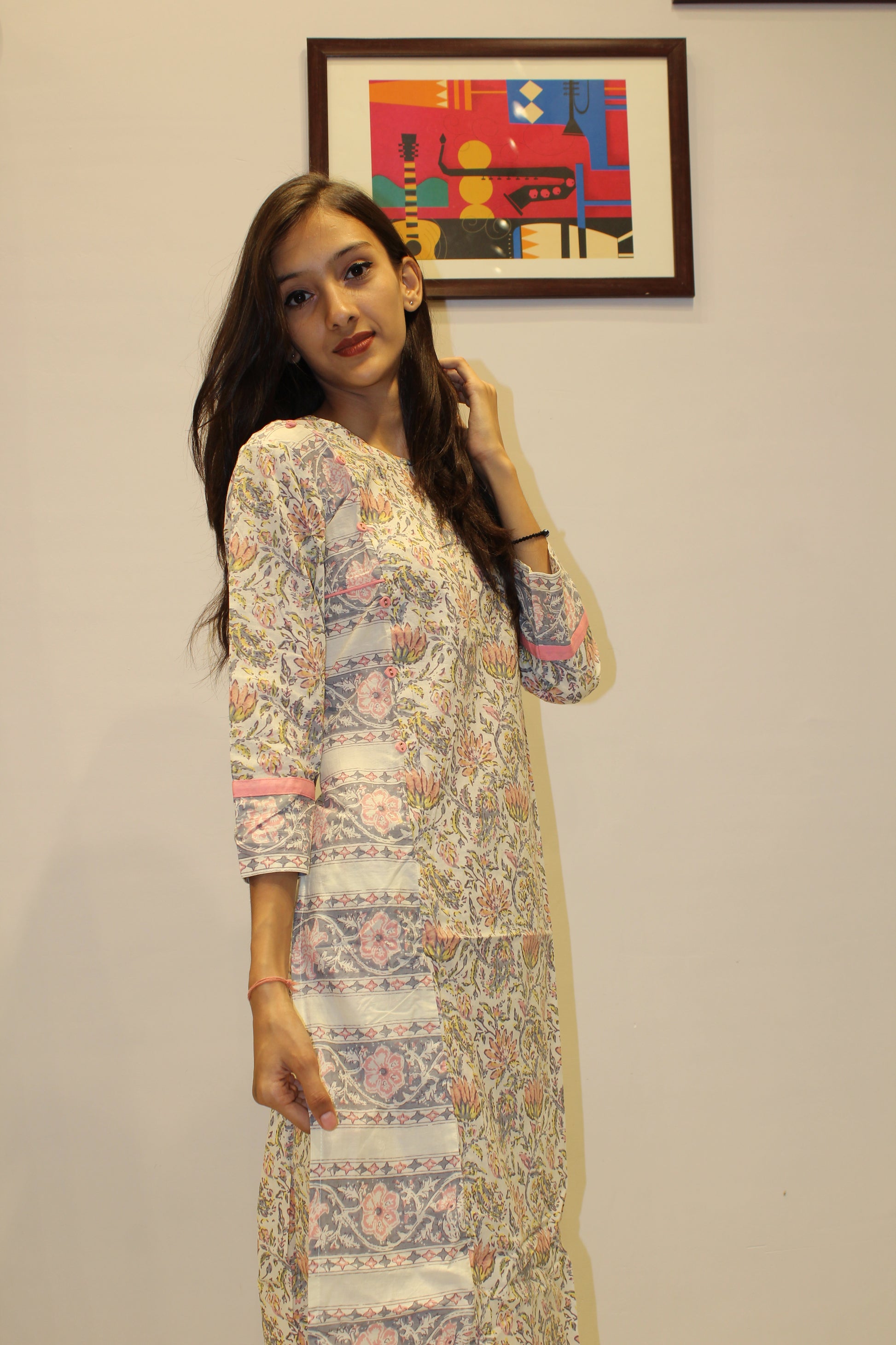 Luxury White Cotton Co-Ord Set for Women