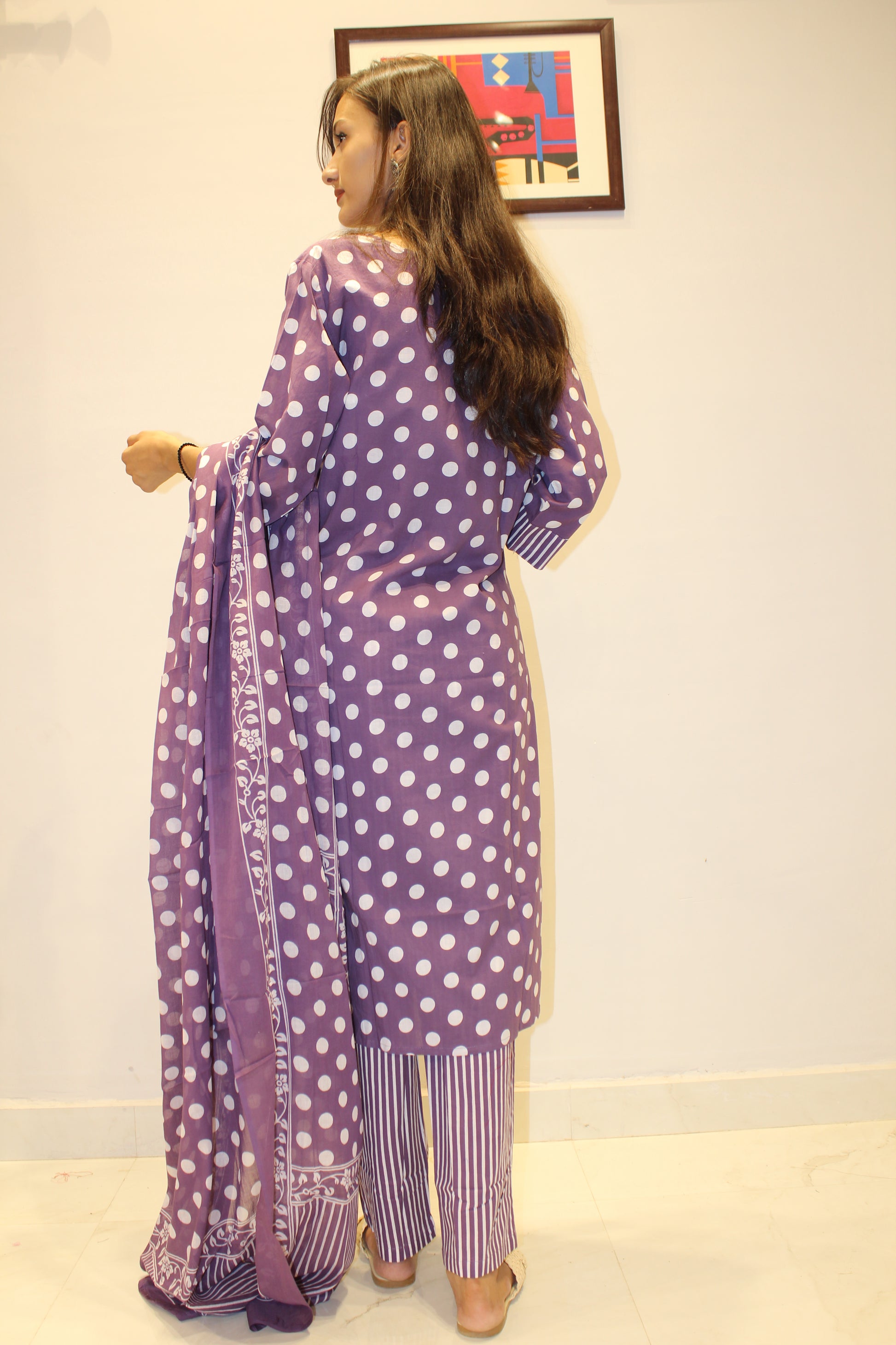 Premium Cotton Kurti Pant Dupatta Set
